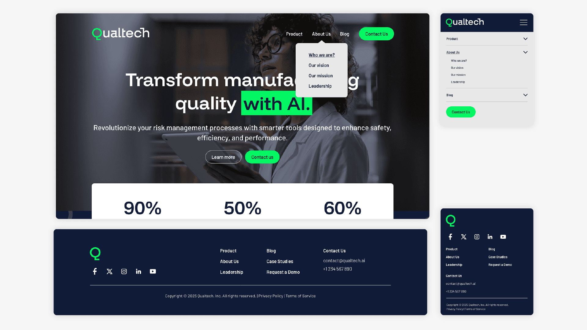 Qualtech - Website Design