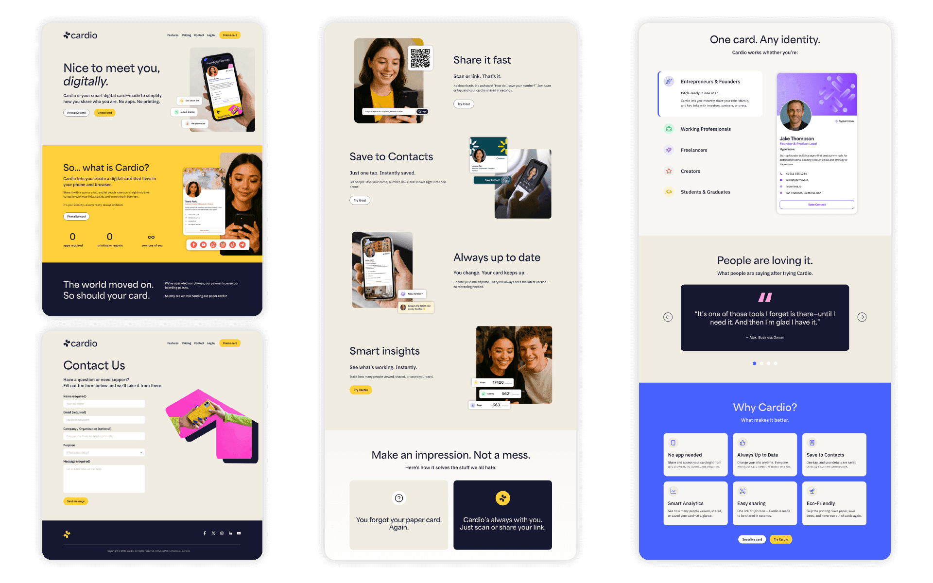 Cardio - Website Design